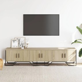 Móvel p/ TV 180x34x41 cm madeira processada carvalho sonoma