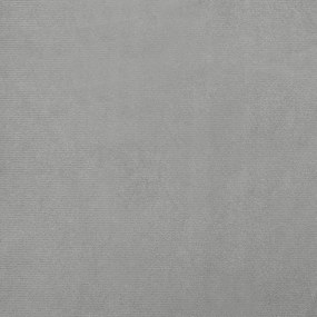 Sofá infantil 70x45x26,5 cm veludo cinzento-claro