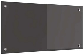 Bancada de Cozinha vidaXL Cinzento Escuro 80x40x0,6 cm em Vidro Temper