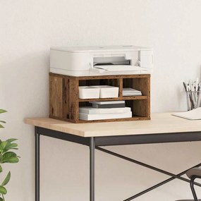 vidaXL Suporte para Impressora Madeira antiga 40 x 32 x 22,5 cm