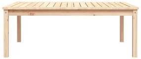 Mesa de jardim 121x82,5x45 cm madeira de pinho maciça