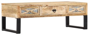 Mesa de centro 110x50x38 cm madeira de mangueira maciça