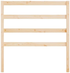 Cabeceira de cama 96x4x100 cm pinho maciço