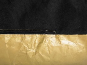 Pufe poltrona dourado DROP Beliani