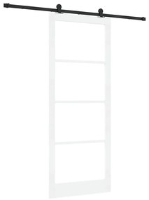 Porta Deslizante vidaXL com Conjunto de Ferragens 'ORKDAL'Branca 93x23