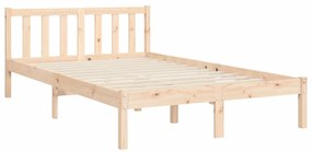 Cama sem colchão 120x200 cm madeira de pinho maciça