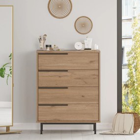 Cômoda ON17 – Nogueira – 74,8 cm x 95,1 cm x 44,5 cm