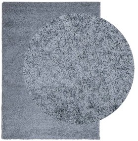 Tapete shaggy de pelo alto PAMPLONA 200x280 cm azul