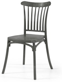 Cadeira HAVANA Antracite Mr - polipropileno com fibra de vidro - conjunto com 4 unidades