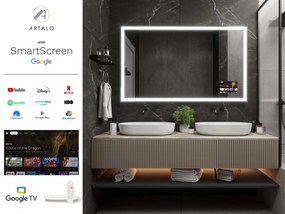 Espelho LED SMART com iluminação M1 premium + SmartScreen with Google TV