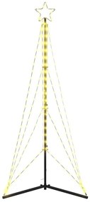 LED Árvore de Natal 363 LEDs Branco Quente 182 cm