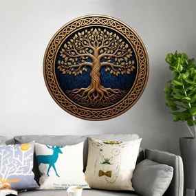 Autocolante Árvore da Vida - Raízes e energia da natureza em destaque