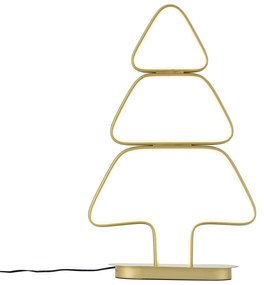 Candeeiro de Mesa Design Dourado Árvore de Natal incl. LED IP44 - Arbre