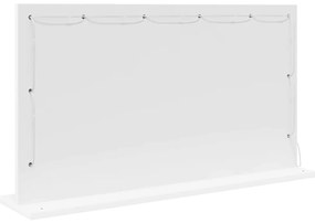 Espelho de Vanidade com Luzes LED Branco 80x45x18 cm