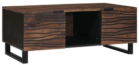 vidaXL Mesa de Centro - 100x54x40 cm, de madeira maciça e com design legal.