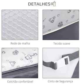 Berço Dora Dobrável para Bebés e Crianças - Design Moderno