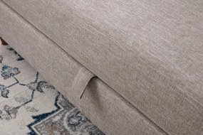 Sofá-cama de 3 Lugares Eva – Creme – 210 cm x 82 cm x 90 cm