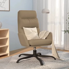 Cadeira de descanso couro artificial cappuccino