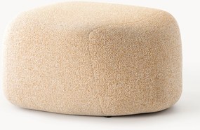 Pufe oval em bouclé Wolke