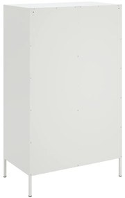 Aparador alto 68x39x113 cm aço branco