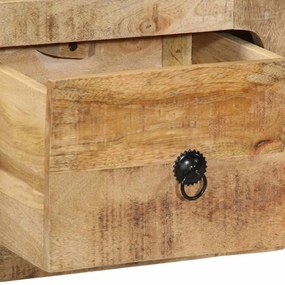 Armário de TV para parede 100x32x25 cm mangueira áspera maciça