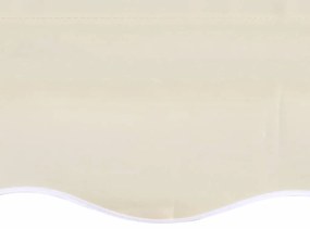 Lona para toldo creme 6 x 3 m (sem estrutura/caixa)
