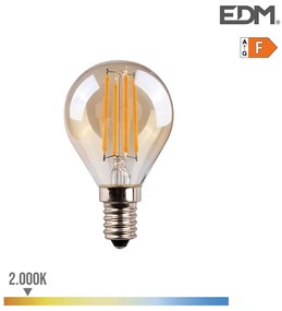 Lâmpada LED Edm E14 4,5 W F 350 Lm (2000 K)