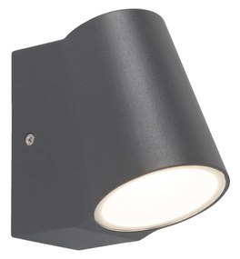Candeeiro de parede exterior moderno antracite com LED incluído - Uma Moderno