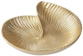 Prato decorativo em metal dourado 29 cm PERSEPOLIS Beliani