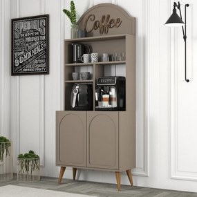 Armário de Cozinha/Sala "Caffè" - Atlas e Nogueira - 81.3x201x35cm - D