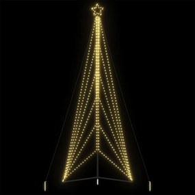 LED Árvore de Natal 861 LEDs Branco Quente 478 cm