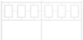 Cabeceira de cama 180 cm metal branco