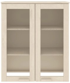 Topo p/ armário alto HAMAR 85x35x100 pinho maciço castanho-mel