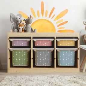 Autocolantes para caixas IKEA TROFAST - Padrão com bolas