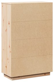 Aparador alto 74x35x117 cm pinho maciço