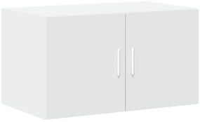 Armário de arrumação 70x42,5x225 cm derivados de madeira branco