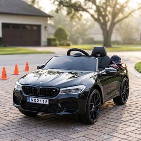 Carro elétrico para Crianças 3 a 7 anos 24V Bmw M5 DRIFT Preto