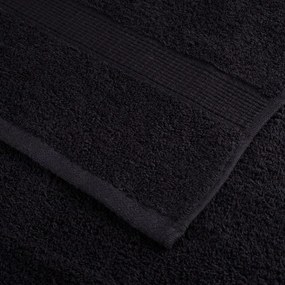 Toalhas premium SOLUND 10 pcs 100x200 cm 600 gsm preto