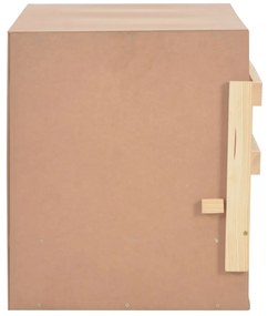 Ninho p/ galinhas 3 compartimentos 96x40x45 cm pinho maciço
