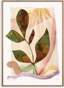 Impressão digital emoldurada Autumn Leaf 1