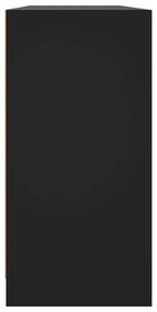 Estante c/ portas 204x37x75 cm derivados de madeira preto