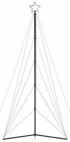 LED Árvore de Natal 615 LEDs Coloridos 404,5 cm