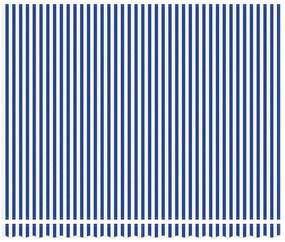 Toldo Retrátil Manual Azul e Branco 400x300 cm
