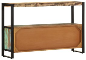 Aparador 120x30x75 cm madeira recuperada maciça