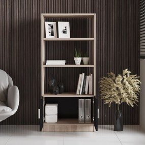 Estante VO4 – Carvalho Preto – 63,6 x 140 x 37,6 cm