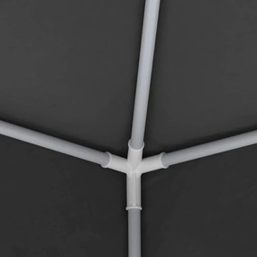 Tenda festas com paredes laterais 2,5x2,5m 90g/m² antracite
