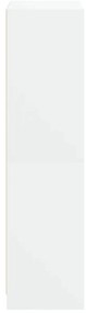 Armário alto c/ portas 68x37x142 cm derivados de madeira branco