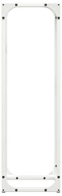Suporte para lenha 25x25x80 cm aço laminado a frio branco