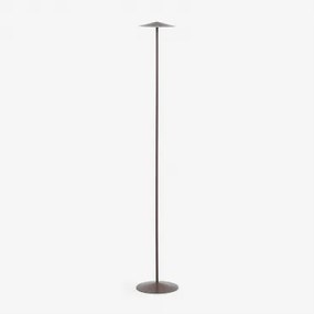 Lâmpada De Pé Led Sem Fios Em Ferro Emilein Castanho Chocolate - Sklum