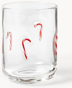 Copos de água artesanais Candy, conjunto de 4